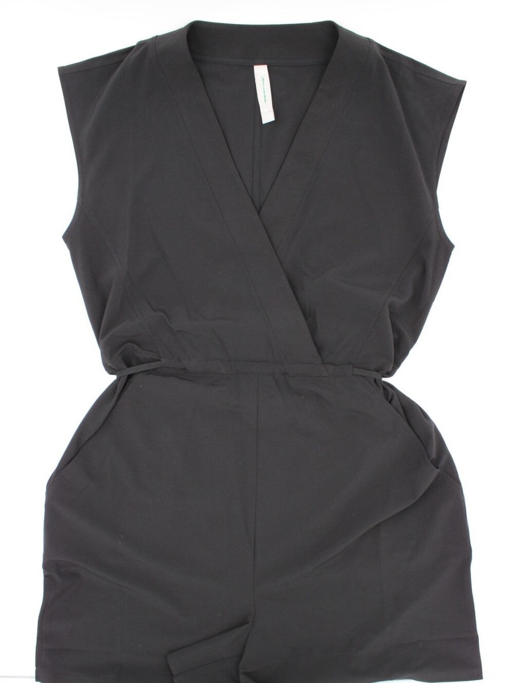 Athleta Marlow Black Wrap Front Romper Womens XS - Picture 8 of 10